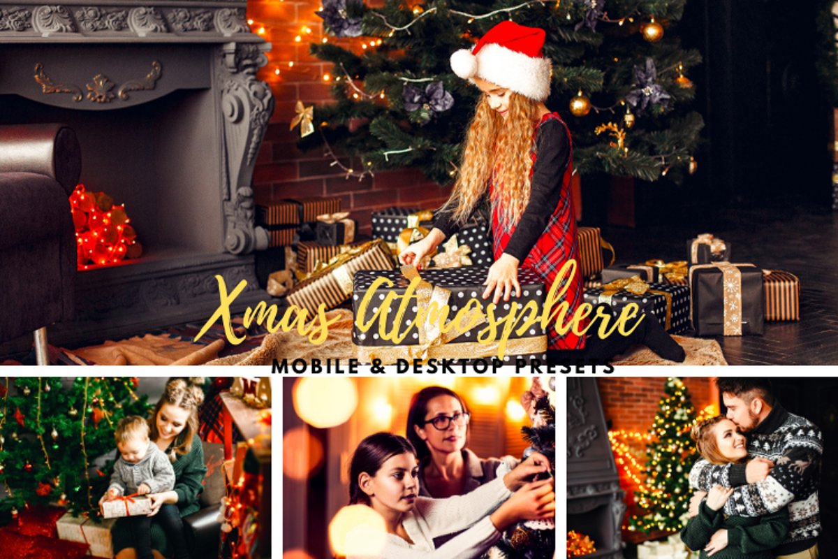 Xmas Atmosphere Mobile & Desktop Lightroom Presets example image 1