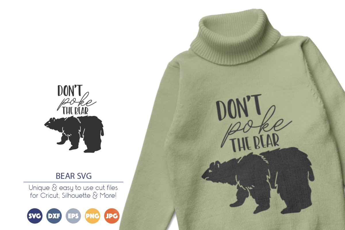 Don't Poke the Bear SVG example image 1
