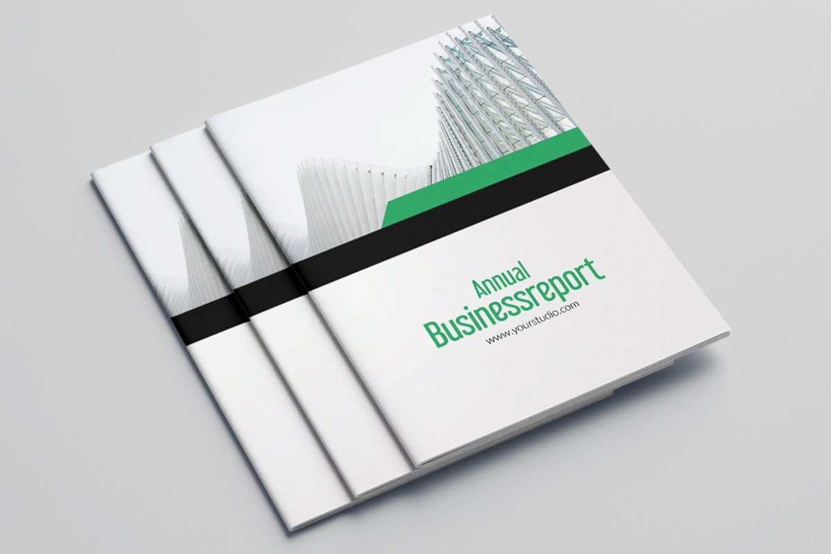 Business Annual Report Brochure 16 Pages example image 1