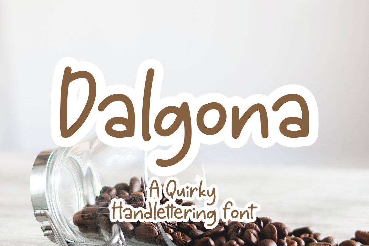 Dalgona - Handlettering Font example image 1