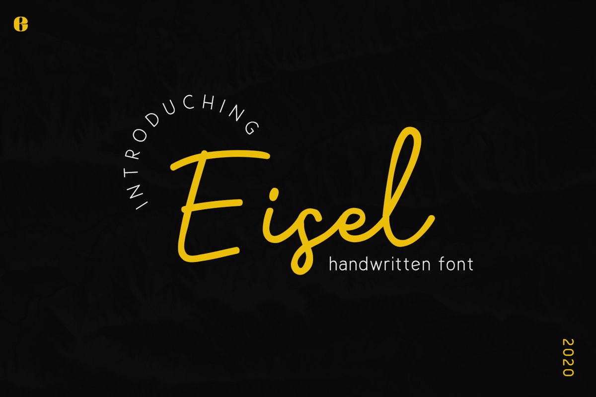 Eisel | Handwritten Font example image 1