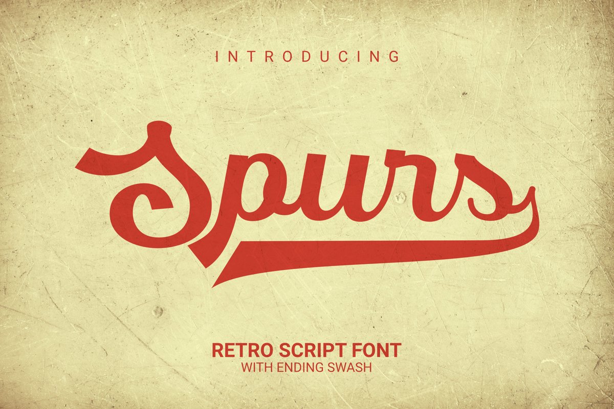 Spurs Font example image 1