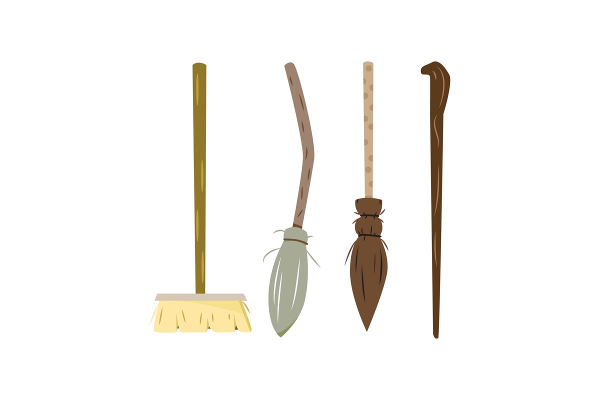 Broomstick Illustrations example image 1