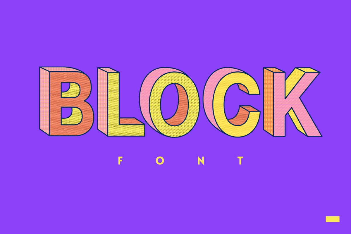 Block SVG Font example image 1