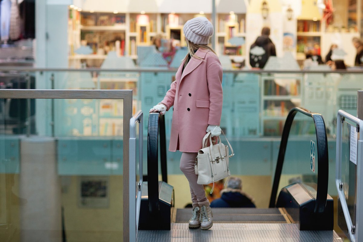 Clothing details, casual style, pink coat, pink pants example image 1