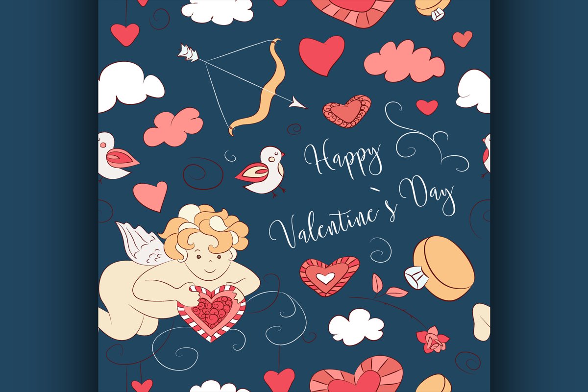 Valentines Day pattern example image 1