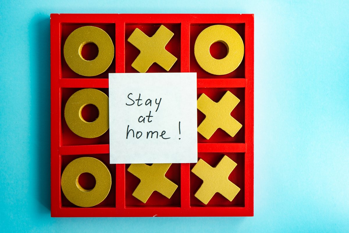 Stay home concept example image 1