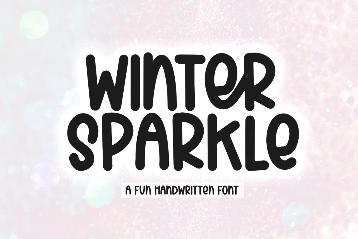 Winter Sparkle - A Fun Handwritten Font example image 1