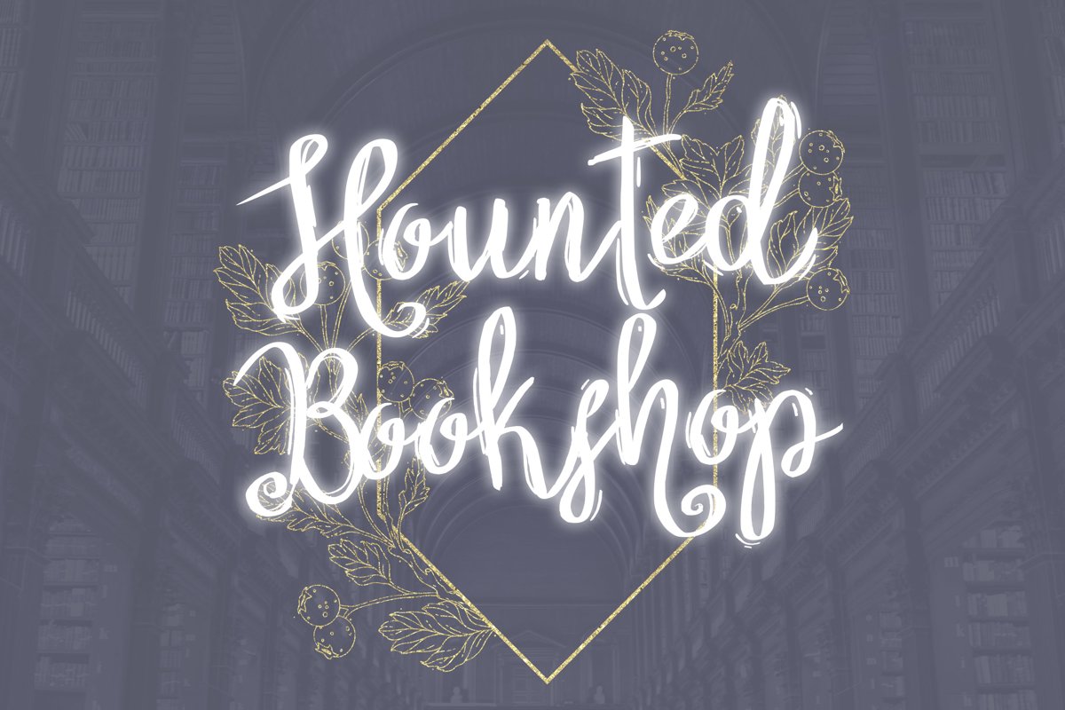 Hounted Bookshop Font example image 1