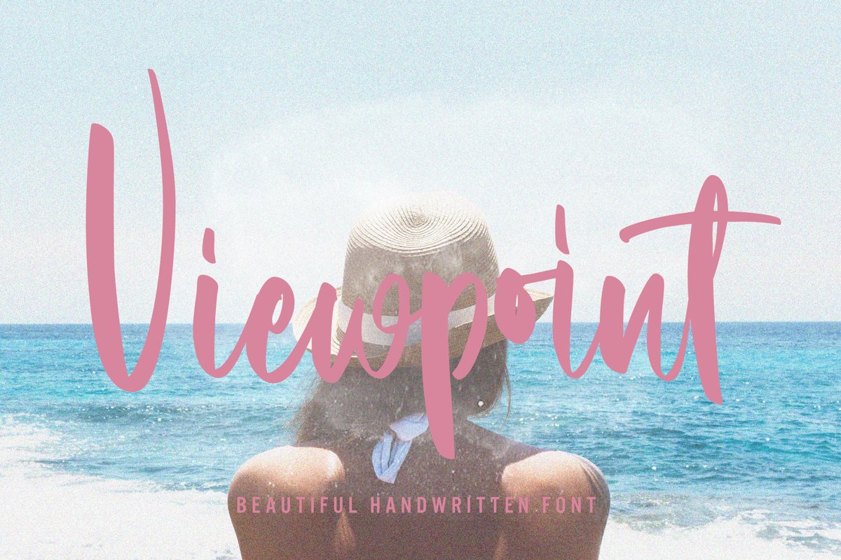 Viewpoint - Beautiful Handwritten Font example image 1