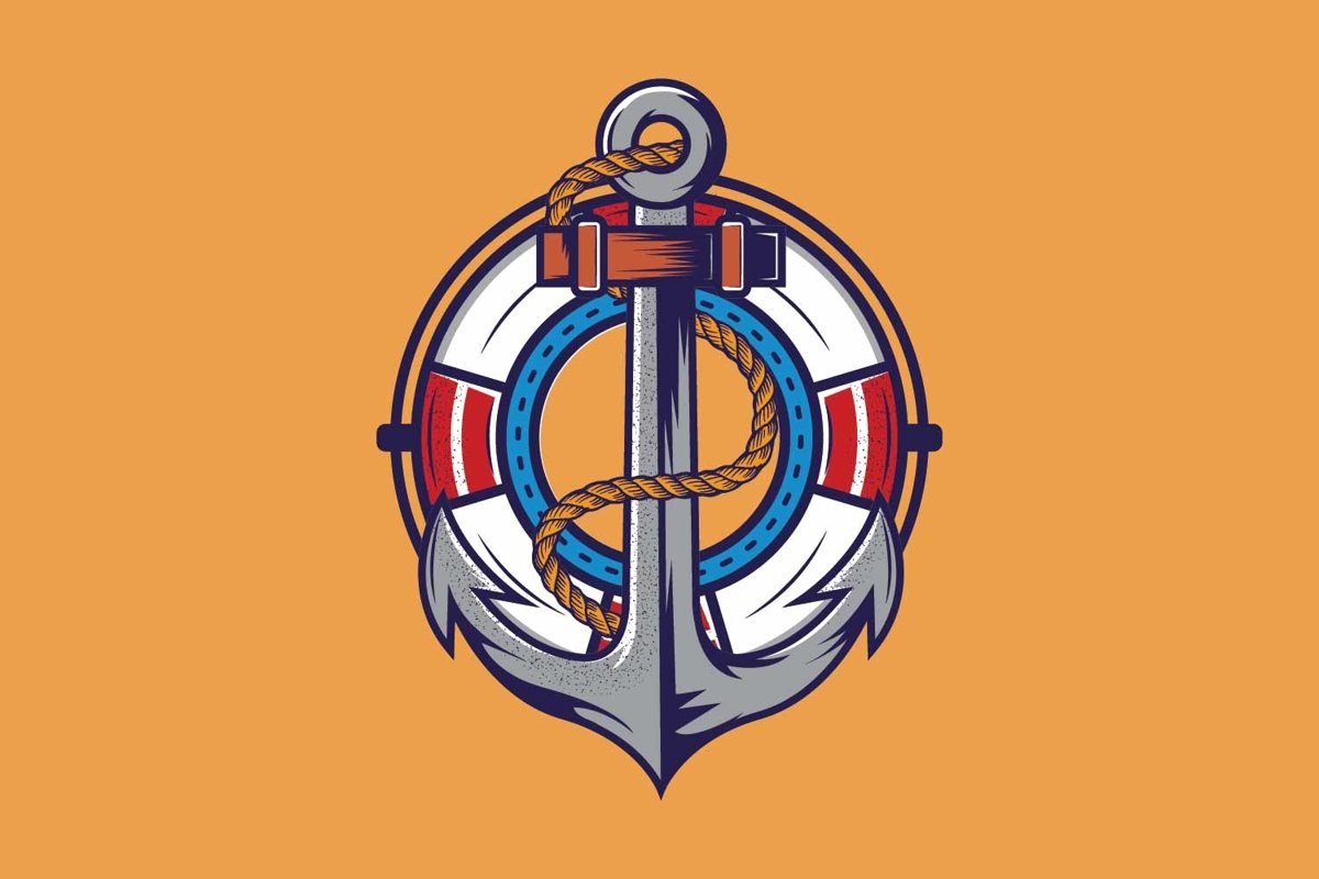 Anchor logo template example image 1