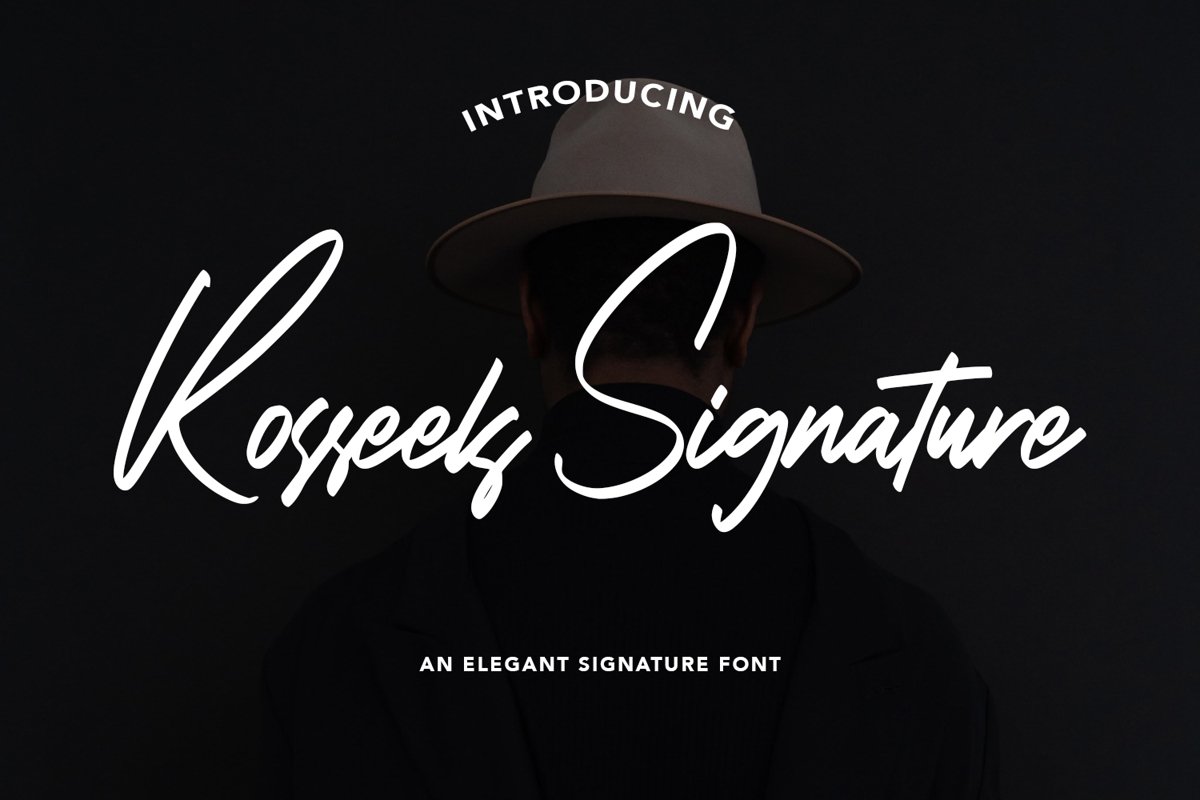RosseelsSignature - Elegant Signature Font example image 1