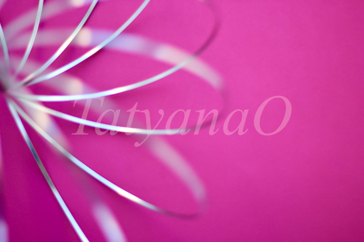 Disfocused blurred pink and silver texture paper background. example image 1
