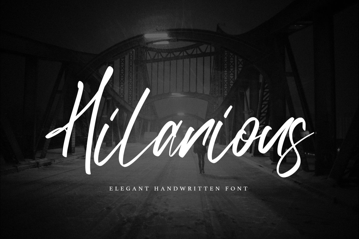 Hilarious- Script Font example image 1