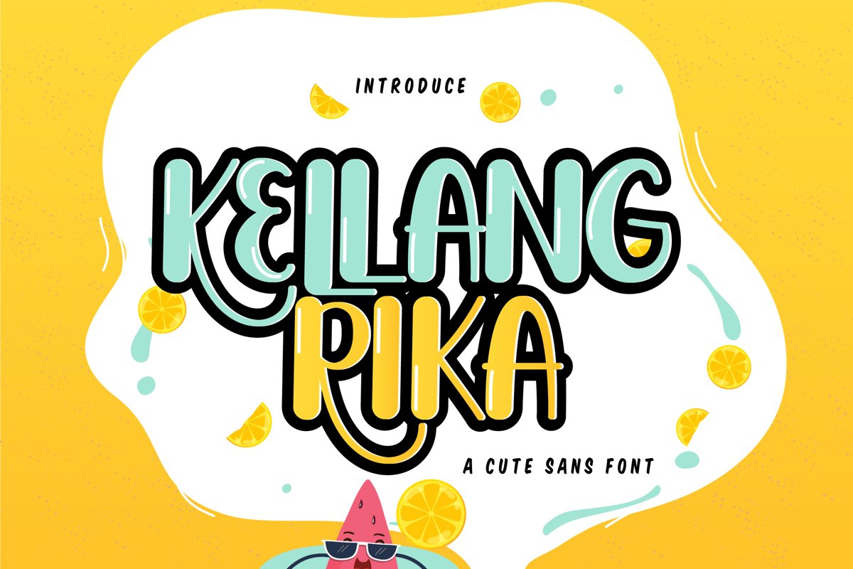 Kellang Rika | Cute Sans Font example image 1