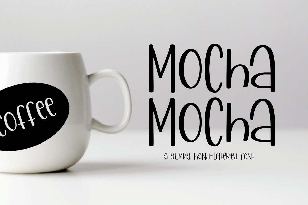 Mocha Mocha - A Yummy Hand-Written Font example image 1