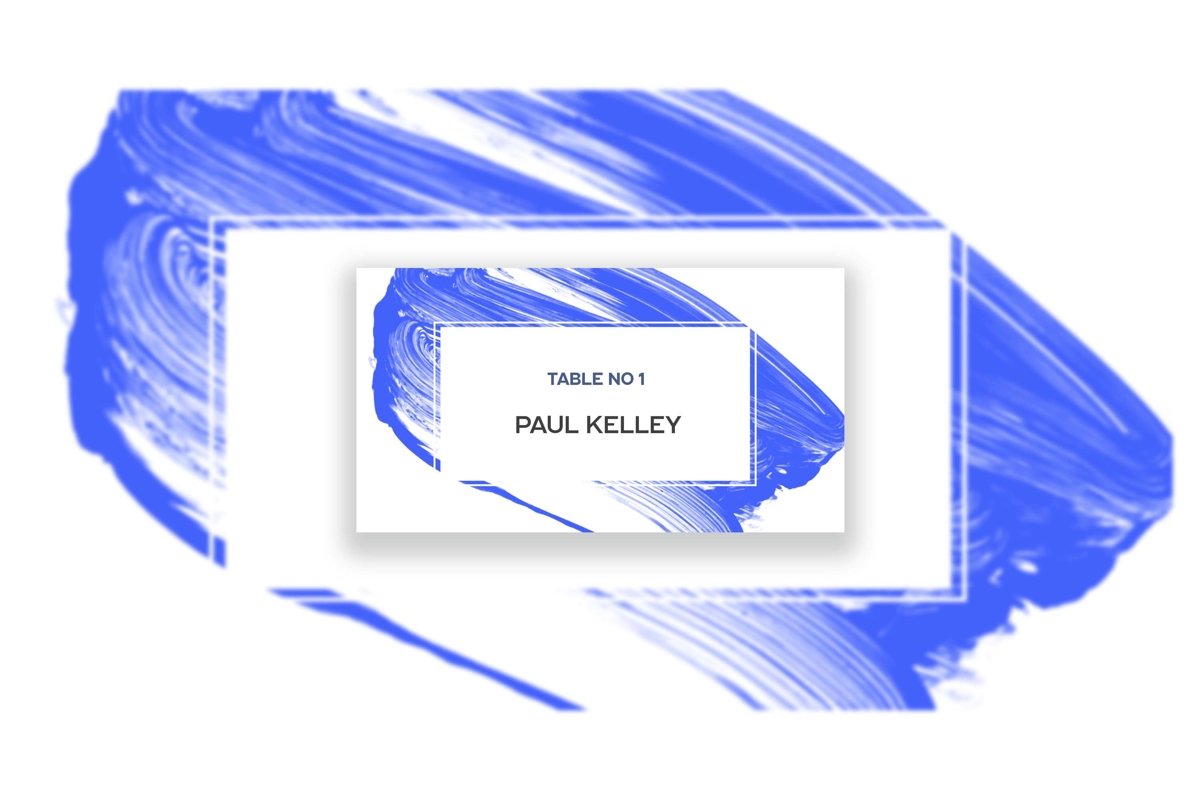 Acrylic Brush Strokes Template Background example image 1
