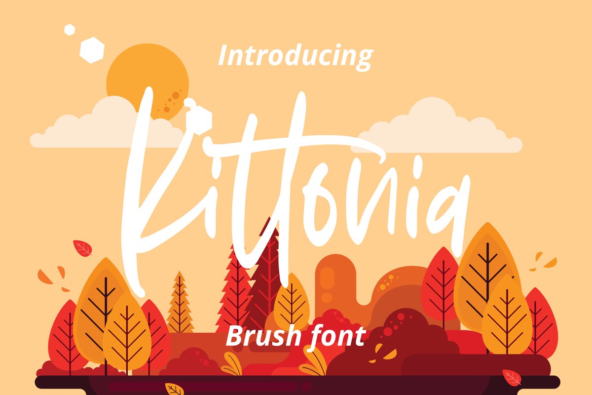 Kittonia - Script Font example image 1