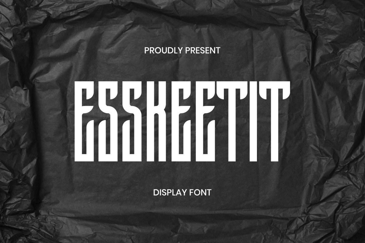 Esskeetit Font example image 1