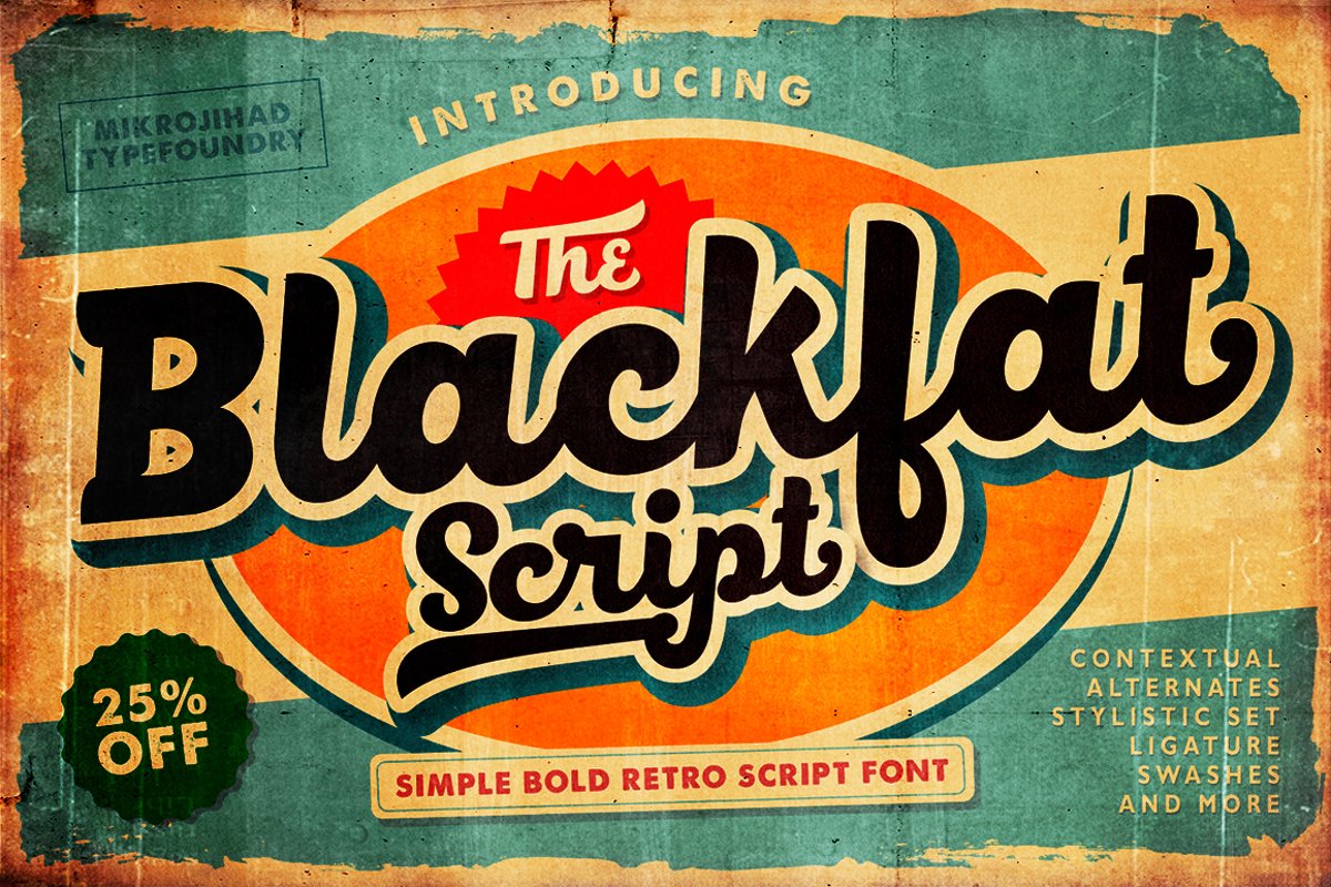 Blackfat Script example image 1