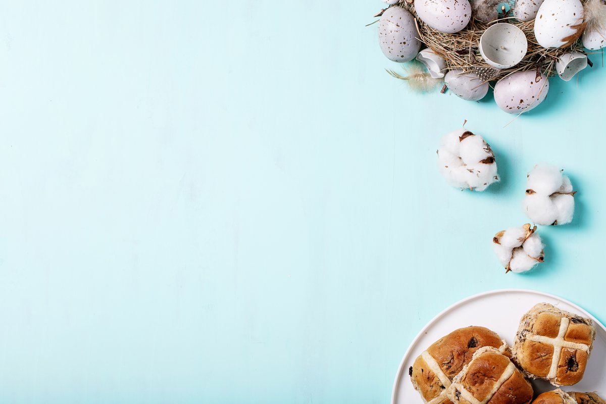 Traditional Easter treats cross buns example image 1