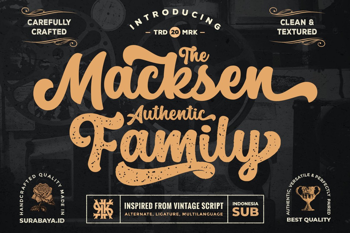 The Macksen Font - Bold Script Font example image 1