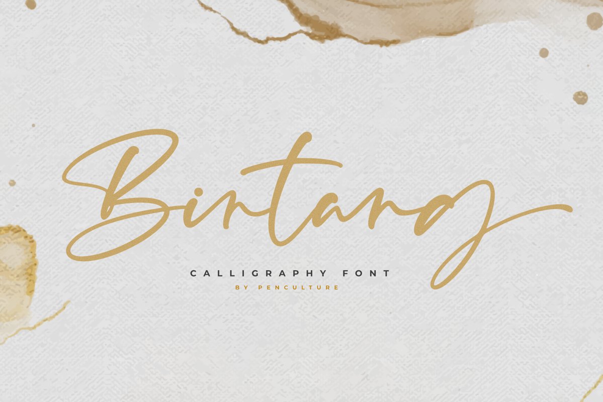 Bintang | Sweet Calligraphy Font example image 1