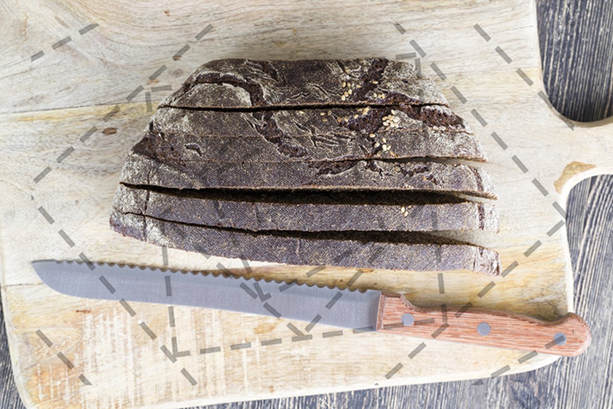 black rye bread example image 1