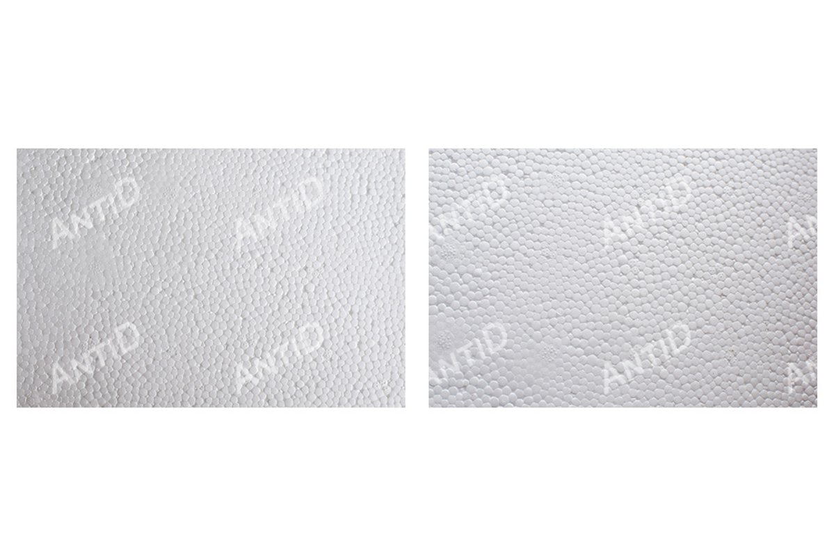 A set of 2 images. Styrofoam texture. example image 1