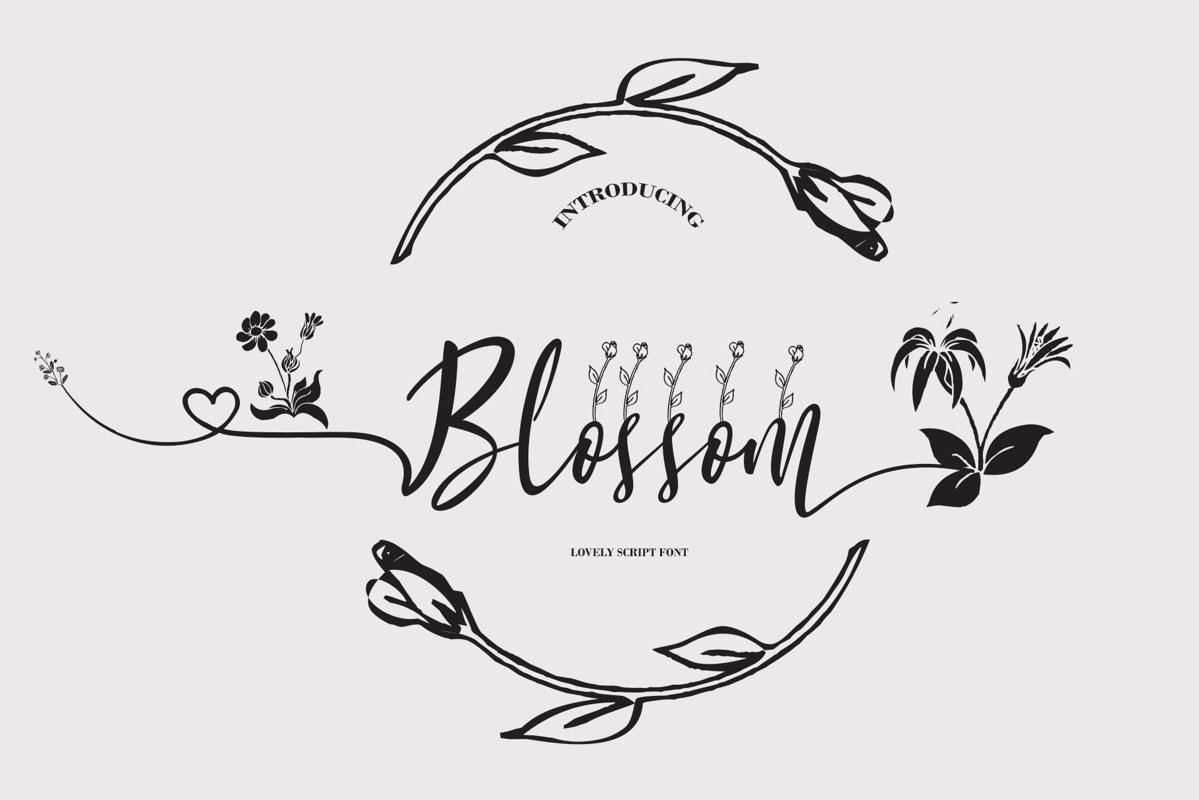 Blossom Script example image 1