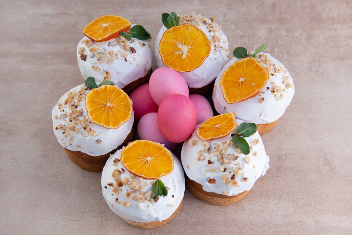 Easter, Easter cake with a complex composition example image 1
