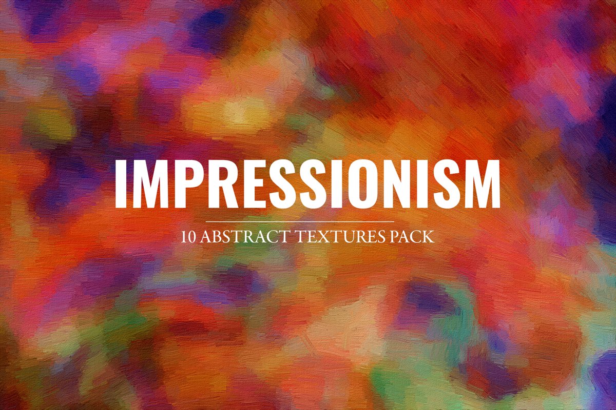 Impressionism Textures Pack example image 1