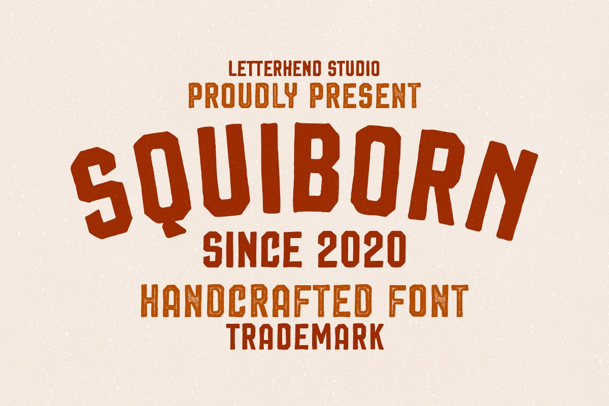 Squiborn - Logo Font example image 1