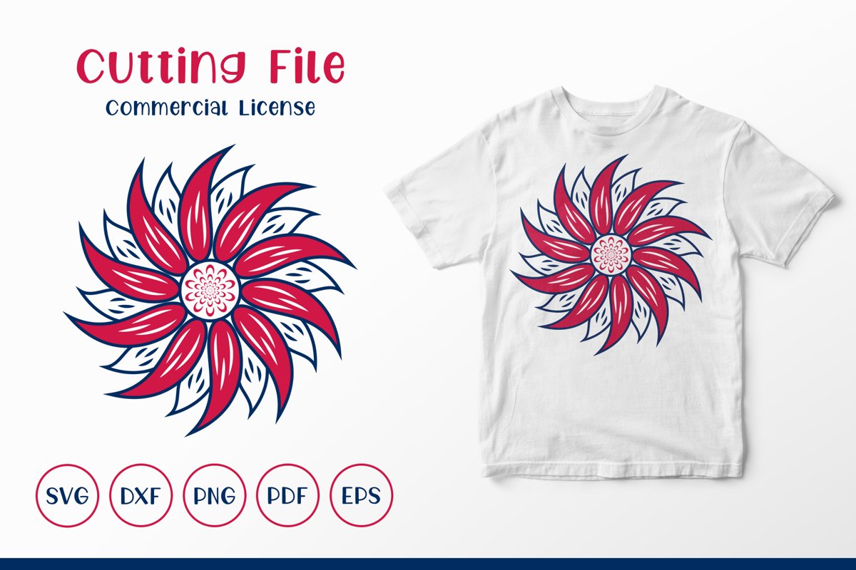 Sunflower SVG, Sunflower Clipart, Sunflower Monogram SVG example image 1