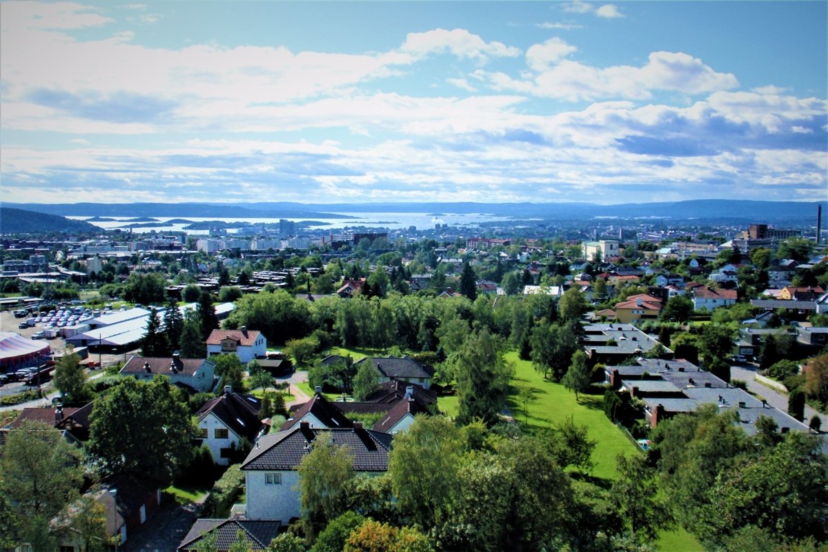 A photo of aerial views of Oslo, Norway example image 1