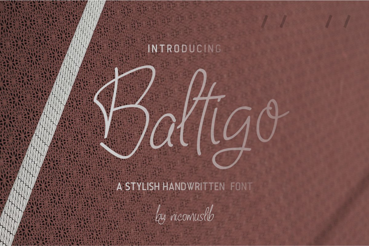 Baltigo Modern Handwritten example image 1