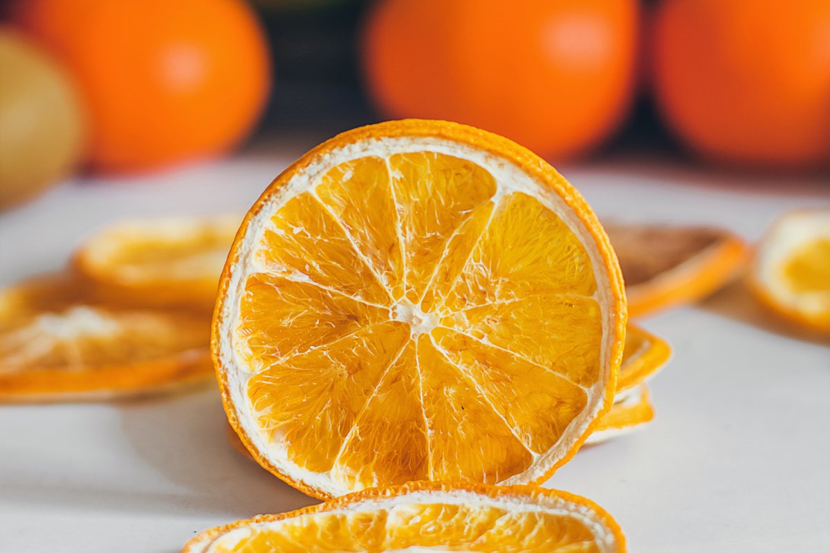 Dried homemade healthy fresh dehydrated slices of fruits. example image 1
