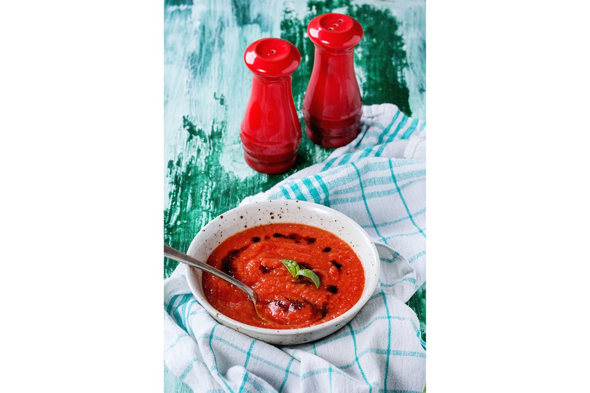 Tomato gazpacho soup example image 1