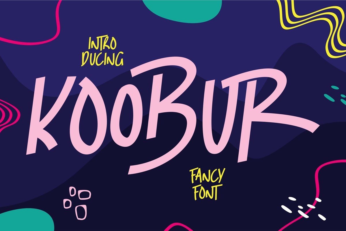Koobur - Fancy Font example image 1