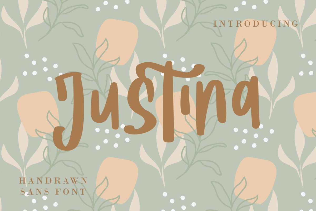 Justina - Handwritten Fonts example image 1