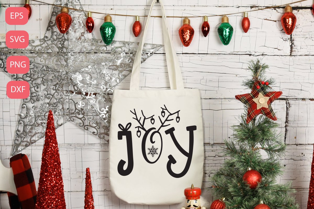 Joy christmas svg example image 1