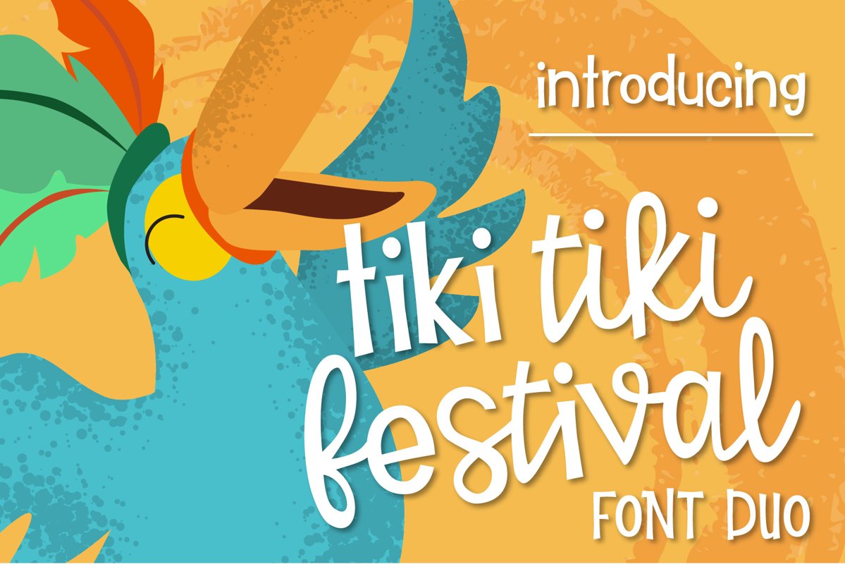 Tiki Tiki Festival Font Duo example image 1