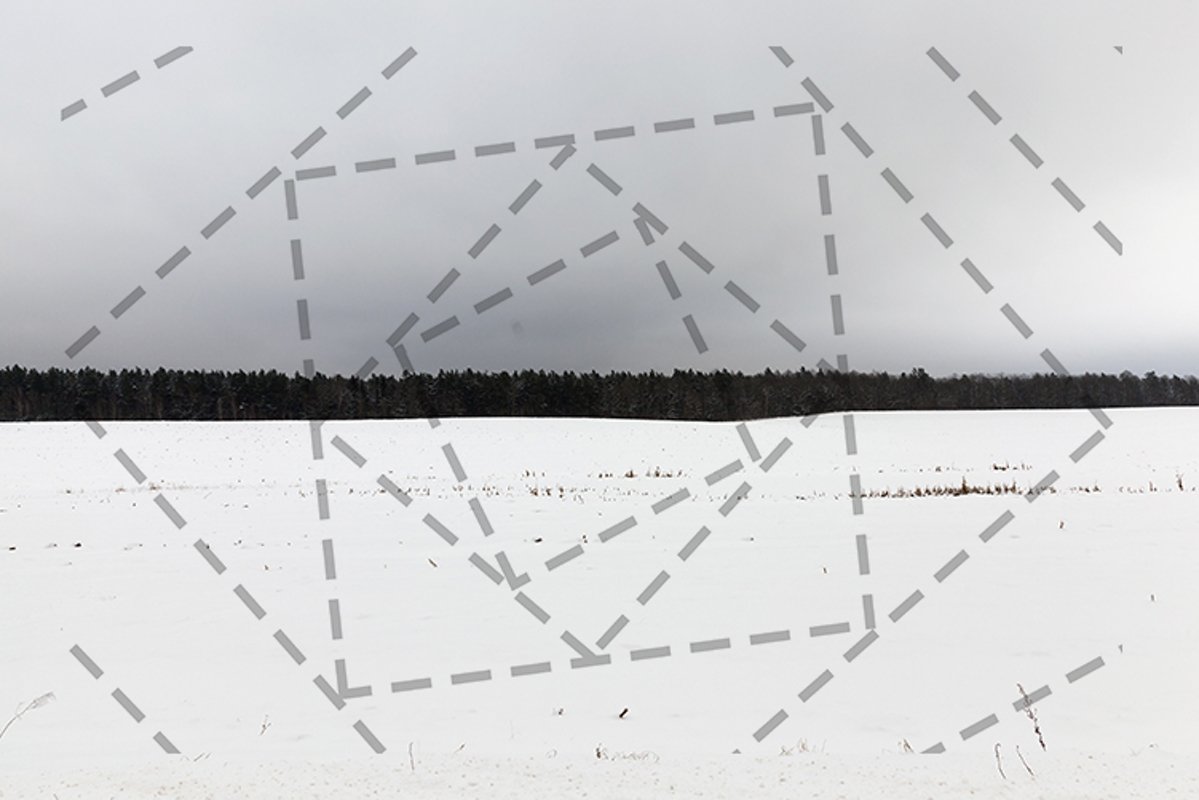 cloudy winter landscape example image 1