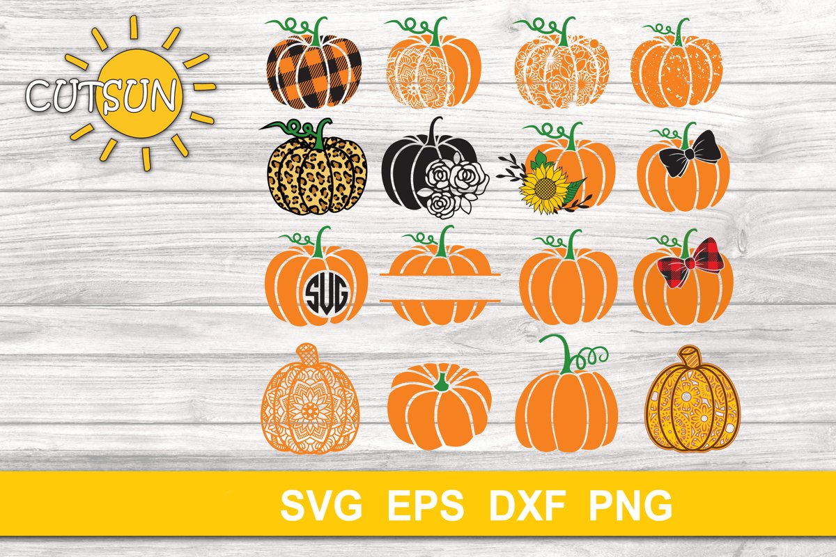 Pumpkins SVG Bundle example image 1