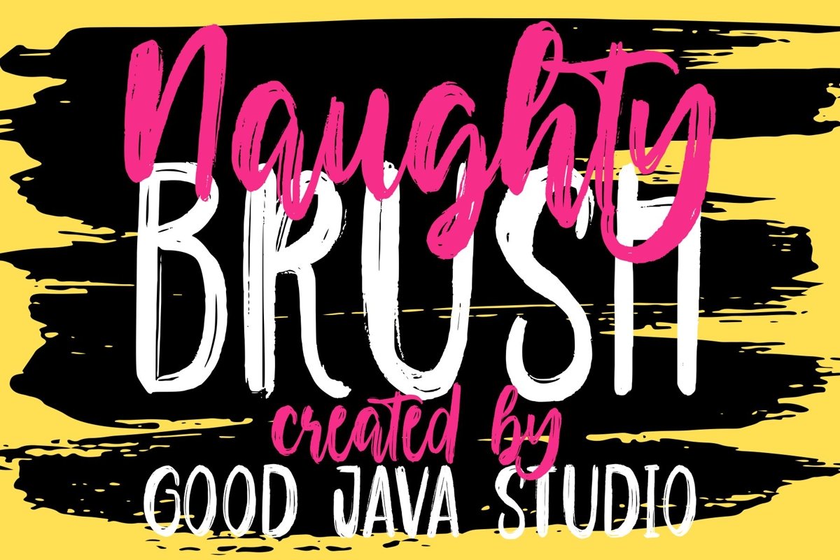 Naughty - Script Brush example image 1