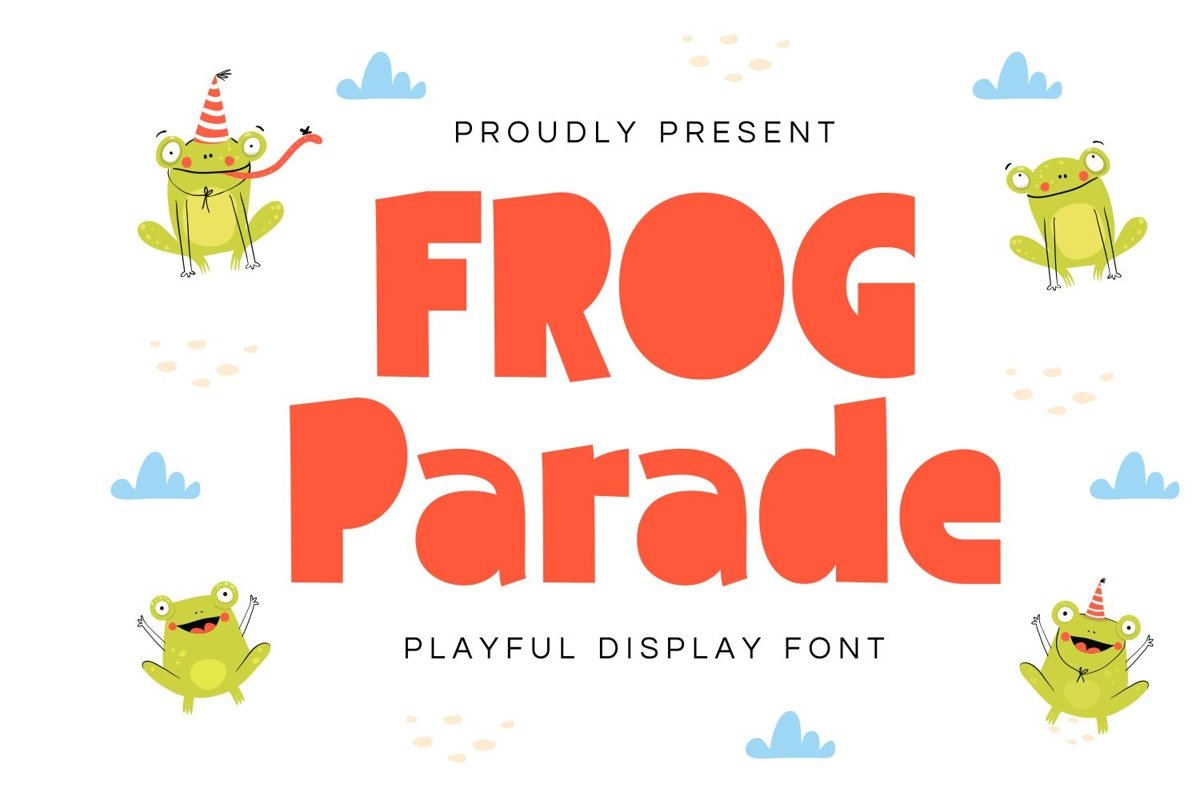 Frog Parade - Playful Display Font example image 1