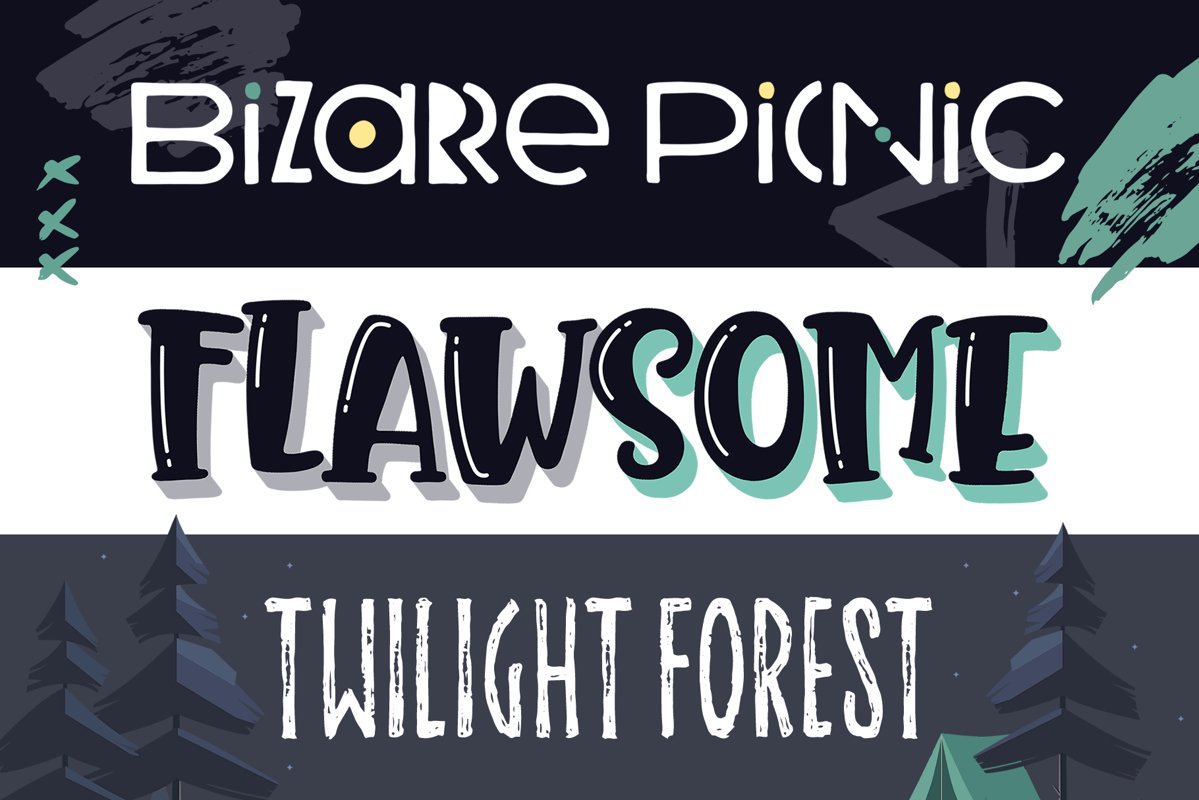 Summer Nights Font Trio example image 1