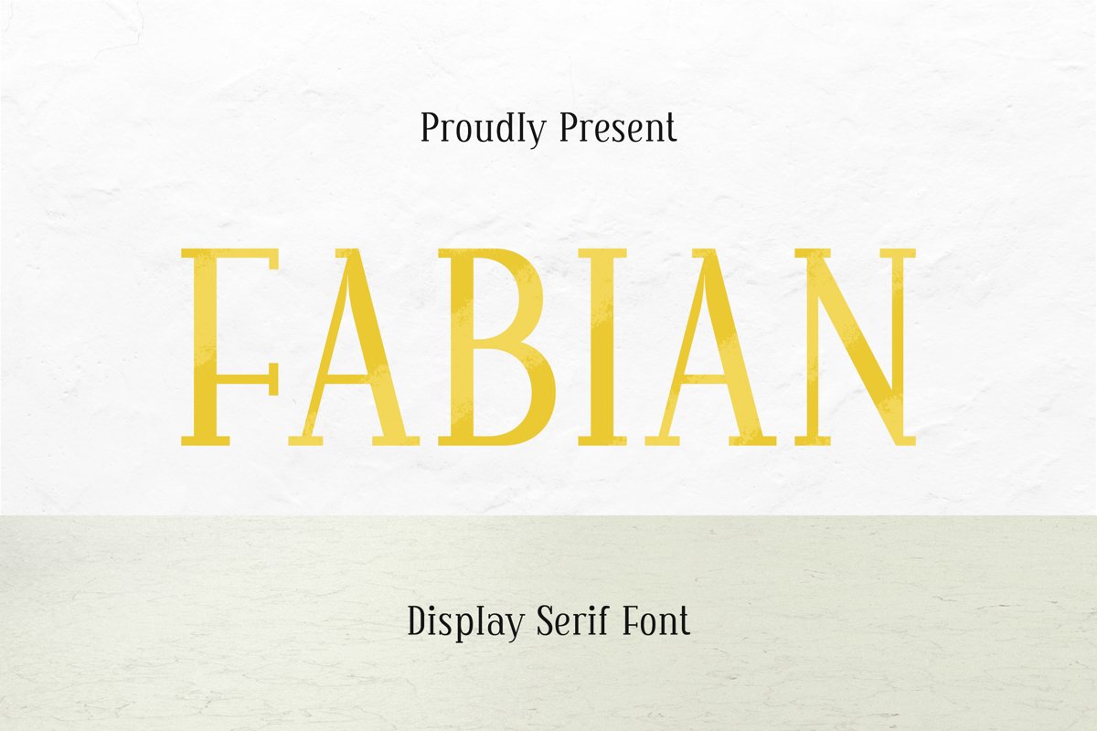 Fabian Font example image 1