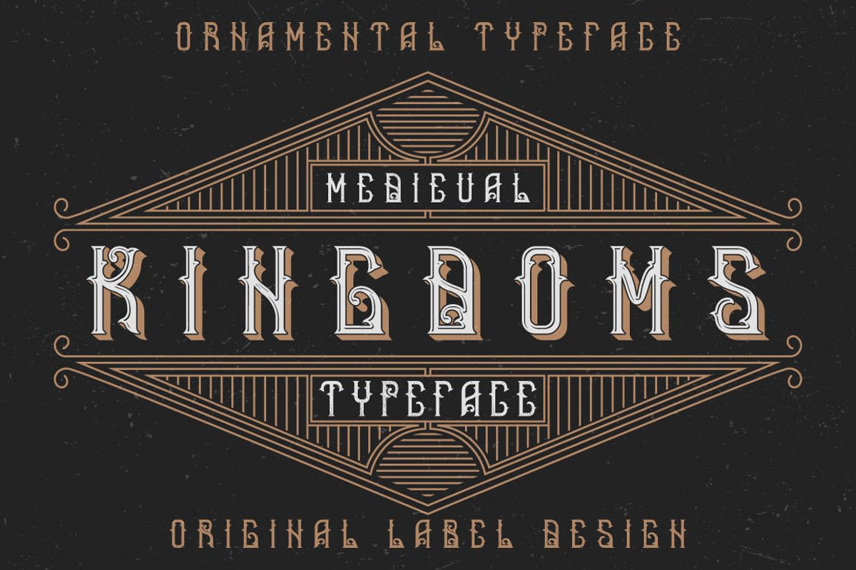 Medieval Kingdoms Label font example image 1