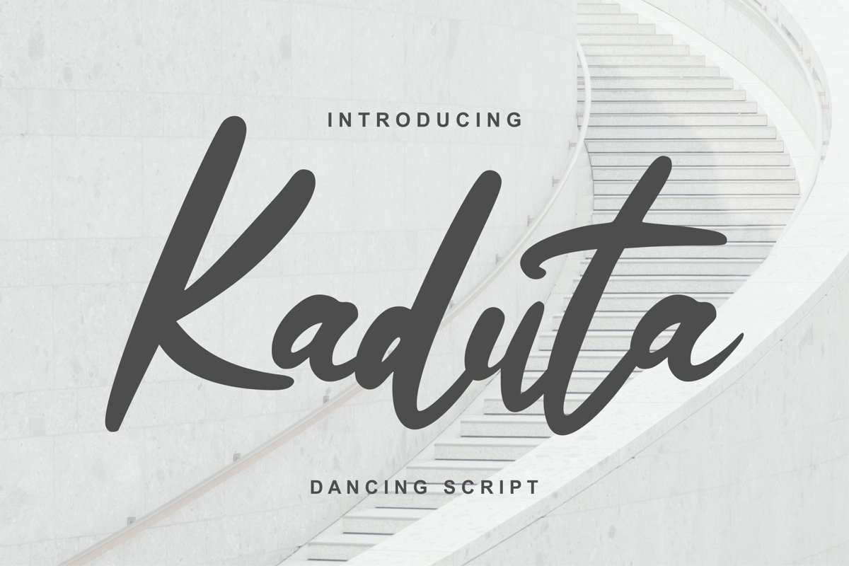 Kaduta | Dancing Script Font example image 1